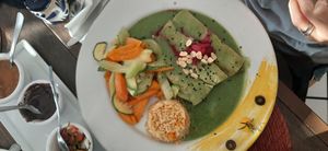 Enchiladas verdes at El Zarape Malecón  in La Paz