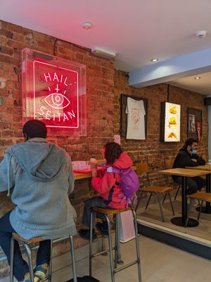 Inside at Temple of Seitan - Camden in North West London