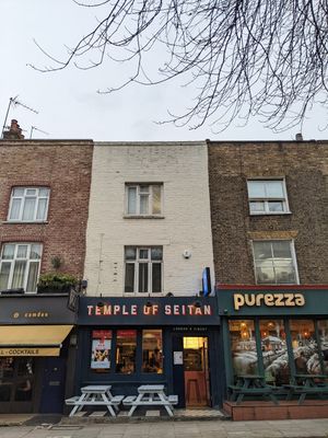 Outside at Temple of Seitan - Camden in North West London
