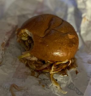 grilled chick’n (via uber eats)  at Temple of Seitan - Camden in North West London