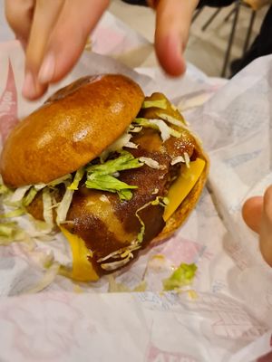 Burger at Temple of Seitan - Camden in North West London