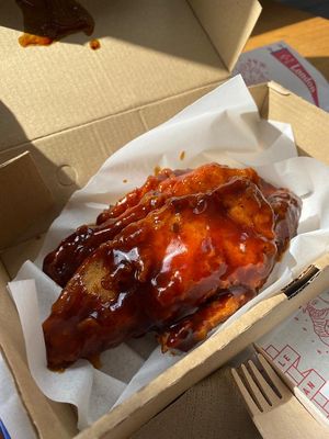 BBQ Glaze Wings at Temple of Seitan - Camden in North West London
