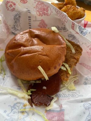Temple Burger at Temple of Seitan - Camden in North West London