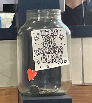 Tip them! 💪🏽  at Temple of Seitan - Camden in North West London