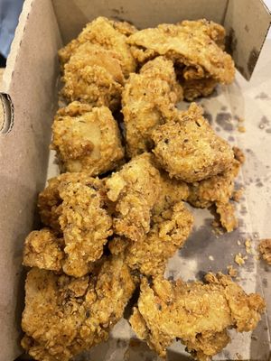 Popcorn chicken   at Temple of Seitan - Camden in North West London