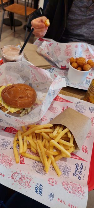 Temple Burger at Temple of Seitan - Camden in North West London