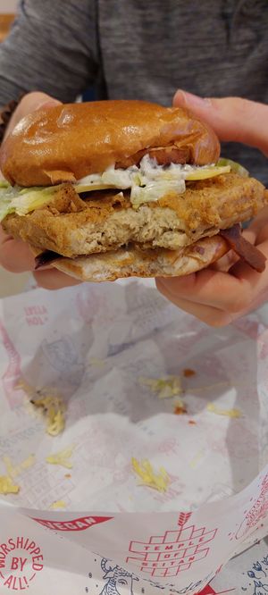 Temple Burger at Temple of Seitan - Camden in North West London