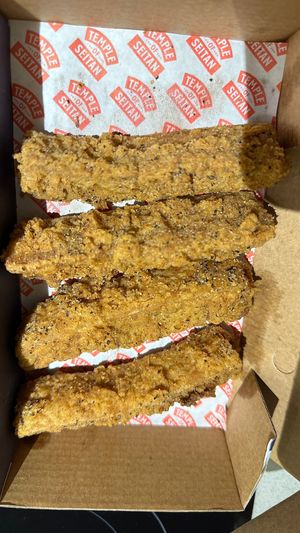 Lemon pepper at Temple of Seitan - Camden in North West London