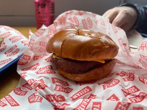 Cheeseburger  at Temple of Seitan - Camden in North West London