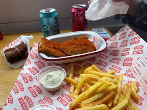 Nashville hot fillets  at Temple of Seitan - Camden in North West London