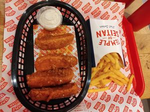 Buffalo wings at Temple of Seitan - Camden in North West London