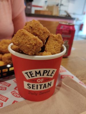 Popcorn chicken at Temple of Seitan - Camden in North West London