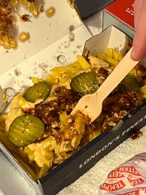 Animal fries at Temple of Seitan - Camden in North West London