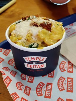 Great mac n cheese! at Temple of Seitan - Camden in North West London