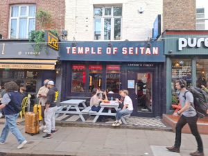 Outside at Temple of Seitan - Camden in North West London