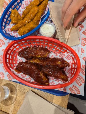 BBQ wings at Temple of Seitan - Camden in North West London
