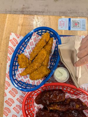 Buffalo wings at Temple of Seitan - Camden in North West London