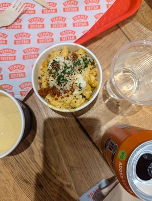Mac n cheese at Temple of Seitan - Camden in North West London