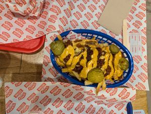 Animal fries at Temple of Seitan - Camden in North West London