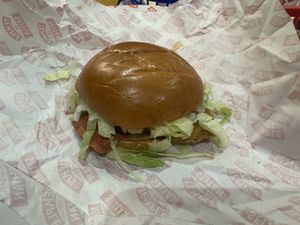 Temple Burger  at Temple of Seitan - Camden in North West London