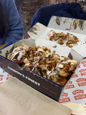 Döner snack pack #Veganuary at Temple of Seitan - Camden in North West London