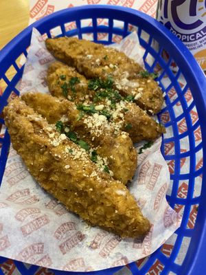 Garlic and Parmesan wingss were good  at Temple of Seitan - Camden in North West London