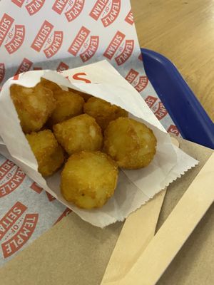 Tater tots  at Temple of Seitan - Camden in North West London