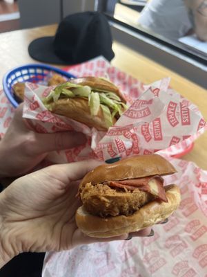 Temple burgers  at Temple of Seitan - Camden in North West London