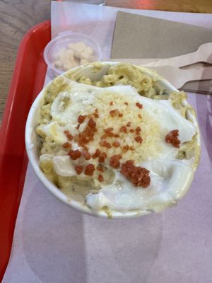 Mac and cheese  at Temple of Seitan - Camden in North West London