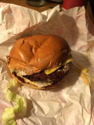 burger  at Temple of Seitan - Camden in North West London