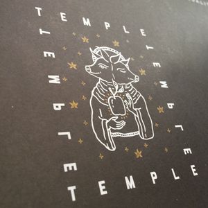 Logo at Temple of Seitan - Camden in North West London