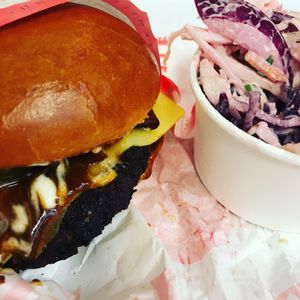 BBQ bacon beef  at Temple of Seitan - Camden in North West London