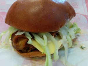 Temple Burger at Temple of Seitan - Camden in North West London
