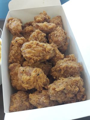 Popcorn chicken at Temple of Seitan - Camden in North West London