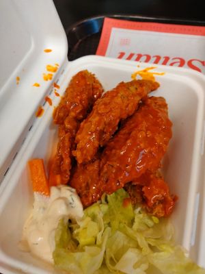 buffalo chicken wings at Temple of Seitan - Camden in North West London