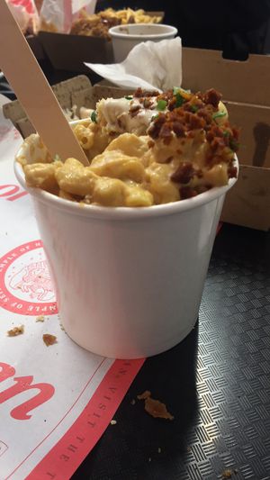 Mac n cheese  at Temple of Seitan - Camden in North West London