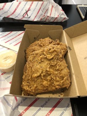 Two pieces at Temple of Seitan - Camden in North West London