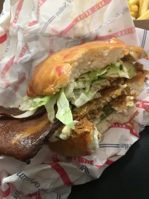 Temple Burger at Temple of Seitan - Camden in North West London