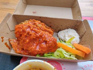 Buffalo Wings (4Pcs) [£6.00] with Ranch mayo at Temple of Seitan - Camden in North West London
