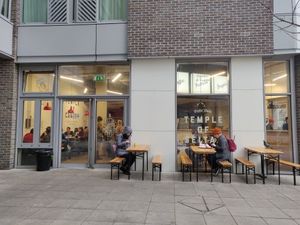 Store front at Temple of Seitan - Camden in North West London