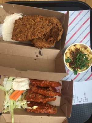 The buffalo sauce makes the wings very soggy. Stick to the classic! at Temple of Seitan - Camden in North West London