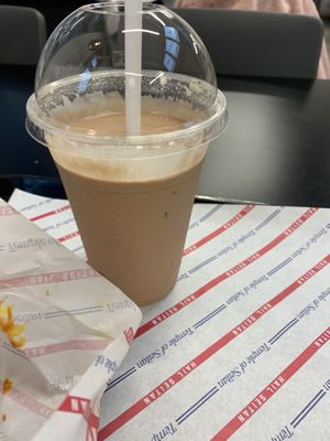 Vego milkshake  at Temple of Seitan - Camden in North West London