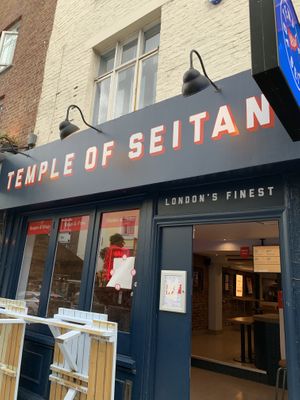 exterior of new spot at Temple of Seitan - Camden in North West London