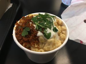 Mac and cheese at Temple of Seitan - Camden in North West London