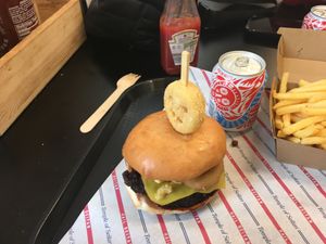 Burger  at Temple of Seitan - Camden in North West London