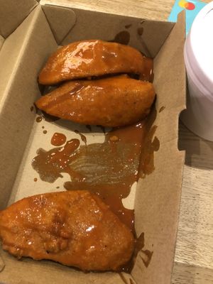 Potato wedges or wings? Poor quality  at Temple of Seitan - Camden in North West London