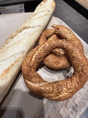 vegan baguette & simits  at backWERK in Cologne