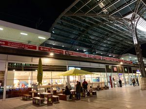 outside at backWERK in Cologne