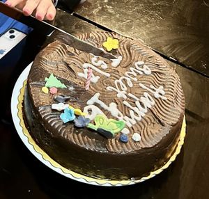 Vegan 8 inch chocolate cake   at Bulaccino Cafe in Nadi