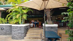 Outdoor seating area! at Bulaccino Cafe in Nadi
